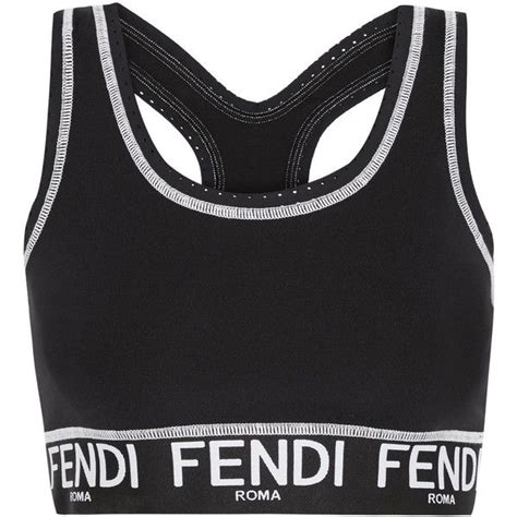 fendi sports bras|fendi cropped workout top.